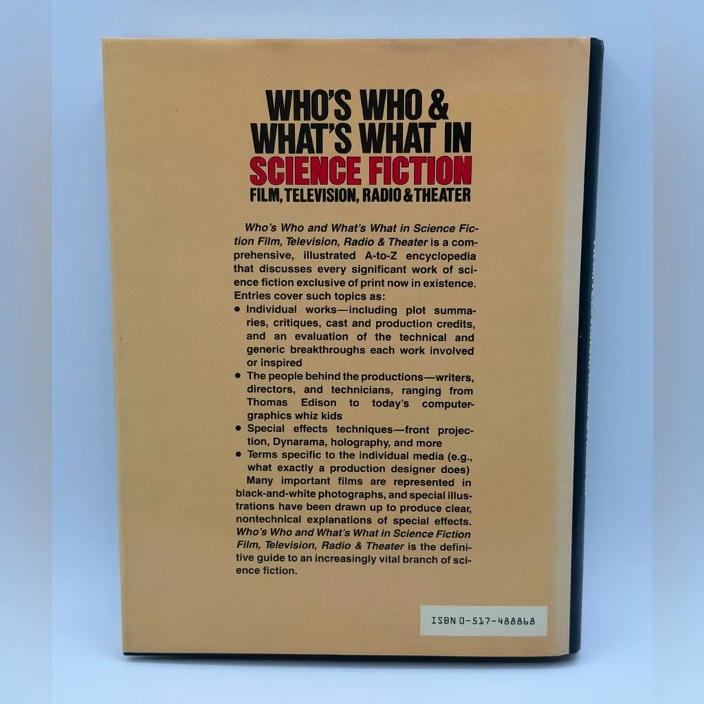 Who's Who & What's What In Science Fiction Film, Television, Radio & Theater HC